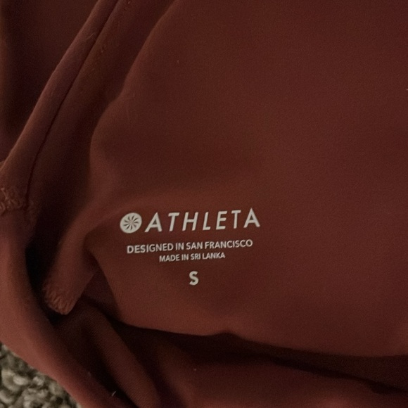 Athleta Racerback Tank with Built in Bra SZ S - Picture 3 of 3